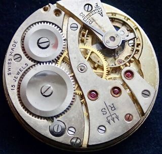 Fine 16 Size Open Face Pocket Watch Movement circa1900 RS 3