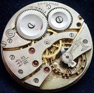 Fine 16 Size Open Face Pocket Watch Movement circa1900 RS 4