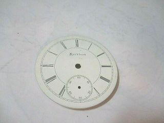 Rockford Pocketwatch 18 Size White Dial Swiss Made (mill Bx 21)