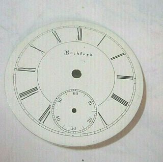 ROCKFORD POCKETWATCH 18 SIZE WHITE DIAL SWISS MADE (MILL BX 21) 2
