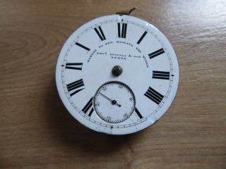 Liverpool Maker Thomas Russell Good Antique Pocket Watch Movement