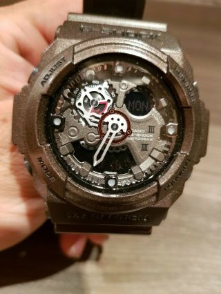 Rare Casio G Shock Ga - 300 Module 5259 Metallic Anthracite/ Bronze Watch