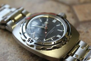 Vostok Amphibian 1967 Russian Wrist Watch Matte 090916