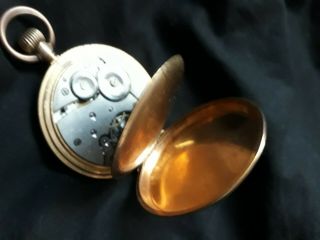 Gold Filled pocket watch Swiss made 15 Jewels missing front worn 4
