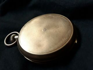 Gold Filled pocket watch Swiss made 15 Jewels missing front worn 5