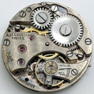Vintage A.  Lecoultre Blancpain 15 Jewel Movement For Repair 21.  4mm