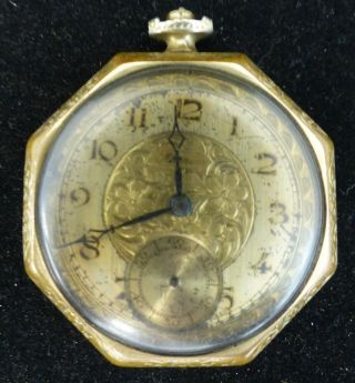 Antique Supreme Gold Filled Pocket Watch 17 Jewels