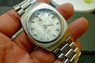Mens 36mm Rado Mannheim 25j Eta 2782 Automatic Ss 8 " Wrist Watch