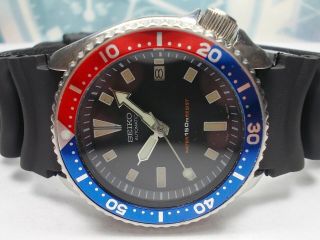 Seiko 150m Scuba Date Automatic Mens Watch 7002 - 7000,  Pepsi (apr 1996)