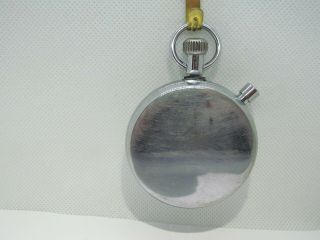 Vintage smiths stop watch chrome cased not. 2
