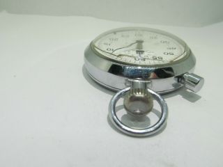 Vintage smiths stop watch chrome cased not. 3