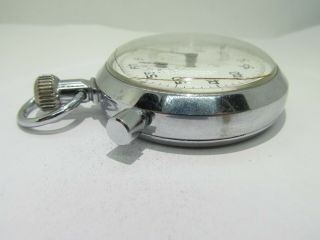 Vintage smiths stop watch chrome cased not. 4