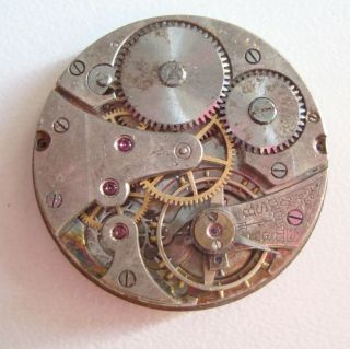 Vintage Pocket Watch Movement No Running Movimiento Reloj De Bolsilo 0 92