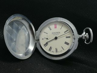 Vintage Sekonda 18 Jewels Pocket Watch For Spares