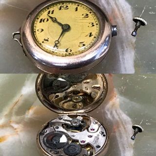 Small Vtg Swiss 10k Gold Filled Wadswarth Pocket Watch,  15 Jewels,  Watching Video