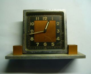8 Days Desk & Travel Vintage Watch,  Metal Stand,  Needs Tlc