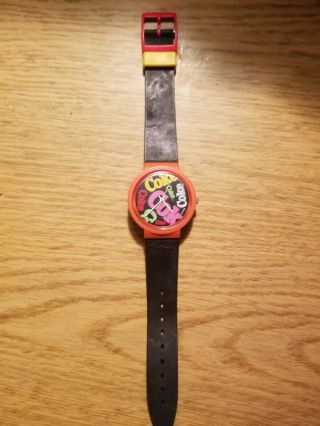 Swatch Watch,  Coca Cola,  Rare 1980 