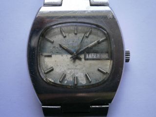 Vintage Gents Wristwatch Rotary Automatic Watch As 2066 Swiss Made