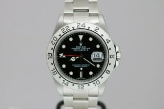 Rolex Explorer Ii 16570 Black Dial Automatic Watch A Series With Papers