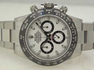 Rolex Daytona 116500 Stainless Steel Ceramic Bezel White Panda Dial 40mm Watch 2