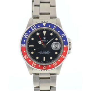 Rolex 16700 GMT - Master Pepsi Stainless Steel Automatic Watch 2