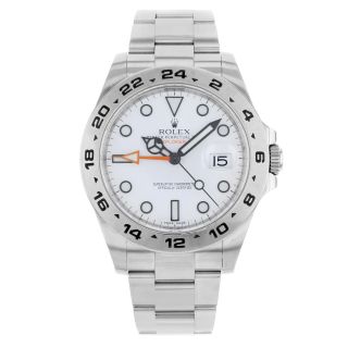 Rolex Explorer Ii 216570 Wso White Index Stainless Steel Automatic Men 