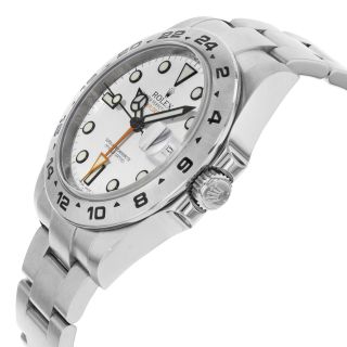 Rolex Explorer II 216570 WSO White Index Stainless Steel Automatic Men ' s Watch 3