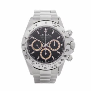 Rolex Daytona Patrizzi Zenith Chronograph Stainless Steel Watch 16520 40mm W5553