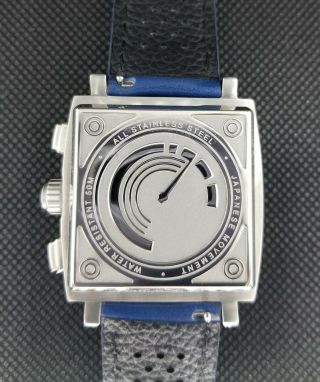 Chicane Men ' s Watch Seiko Mecha - quartz Chronograph Sapphire Extra Strap 7