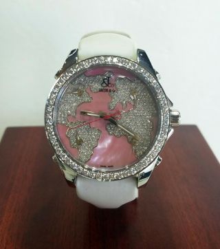 Jacob & Co Five Time Zone Pink Dial Diamond Watch Msrp $23,  900.  00