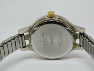 Carriage Indiglo WR 30M Two Tone Stainless Steel Ladies Watch 5