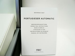 IWC Portugieser IWC500705 SS Auto Strap Wristwatch,  Box & Booklets 3