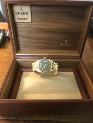Rolex Day - date Presidential President 36mm 18038 18k Gold Watch 2