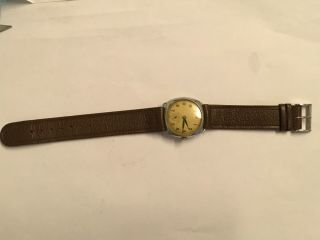 Men’s Vintage Rotary Military Wind Up Wristwatch Swiss Made Rare