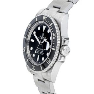 Rolex Submariner Auto 40mm Steel Mens Oyster Bracelet Watch Date 116610LN 3