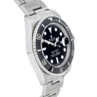 Rolex Submariner Auto 40mm Steel Mens Oyster Bracelet Watch Date 116610LN 4