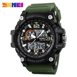 Skmei Mens S - Shock Military Quartz Watch Waterproof Analog Digital Wristwatch