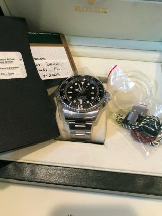 Rolex Deep Sea - Dweller 44mm And Papers C.  2009