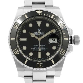 Rolex Submariner 4 Liner Black on Black Steel Automatic Mens Watch 116610LN 2