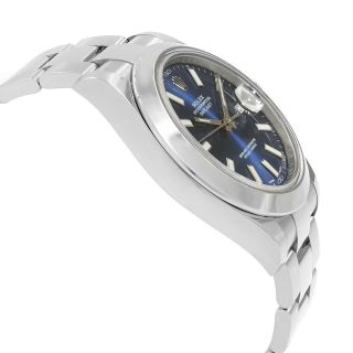Rolex Datejust II 41mm Blue Baton Dial Steel Automatic Mens Watch 116300 4