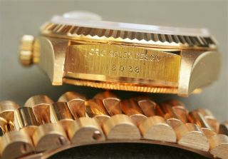 Rolex 18k President Day Date 18038 From 1985 10