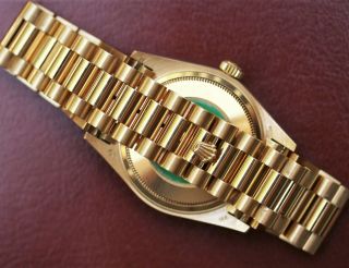 Rolex 18k President Day Date 18038 From 1985 3