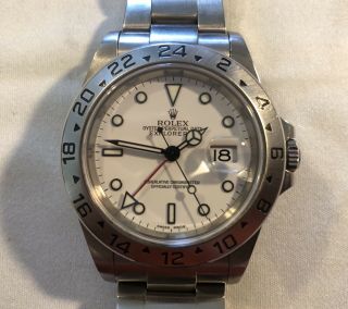 Rolex Explorer II 16570 Polar Mens Watch 10