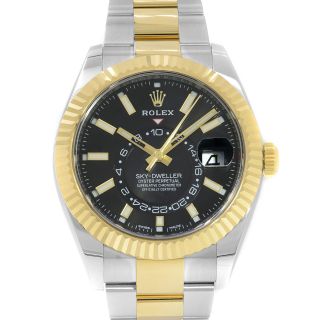 Rolex Sky - Dweller 326933 bk Steel & 18K Yellow Gold Automatic Men ' s Watch 2