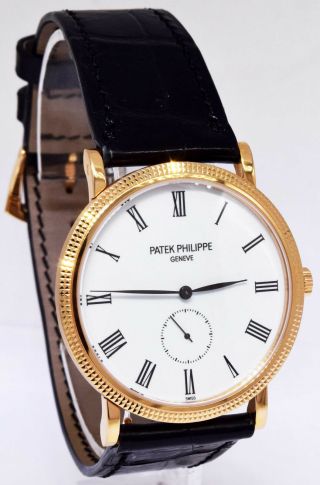 Patek Philippe 5119 Calatrava 18k Rose Gold Mens Watch Box/Papers 5119R 3