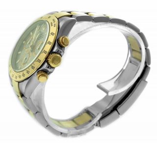 2016 ENGRAVED Rolex Daytona Cosmograph 116523 Slate Gray 40mm Two Tone Watch 2