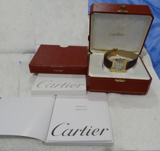 Cartier Santos Dumont 18k Yellow Gold Watch 35mm W2006951