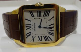 Cartier Santos Dumont 18k yellow Gold Watch 35mm W2006951 3