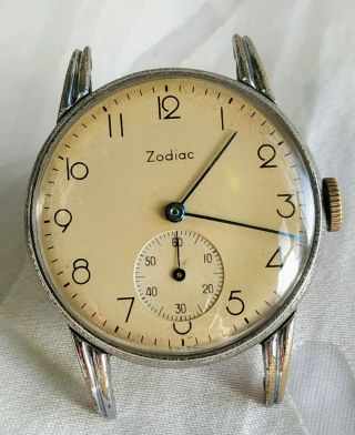 Vintage Zodiac Wristwatch With 15 Jewel Dogma Movement