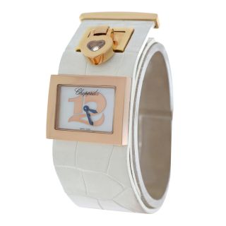 Ladies Chopard Happy Diamonds 209147 - 5001 Diamond 18k Rose Gold Mop Quartz Watch